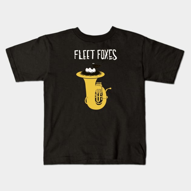 fl33t fox3s Kids T-Shirt by Sunny16 Podcast